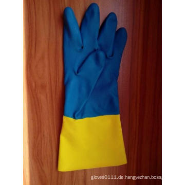 Double Color Neopren Industrial Work Handschuh